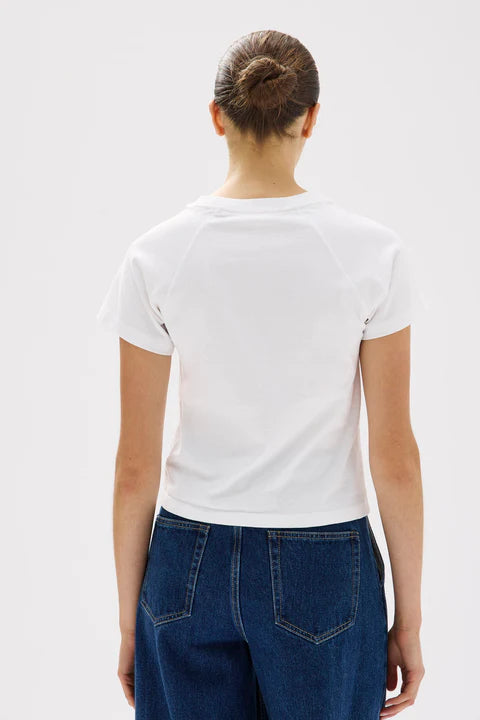 ASSEMBLY LABEL - Avery Short Sleeve Tee - WHITE