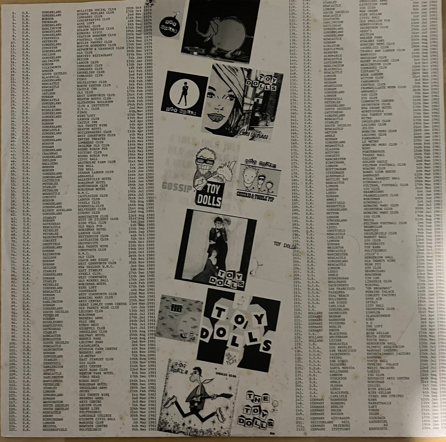 TOY DOLLS - TEN YEARS OF TOYS LP Best Of Album Rare Punk 1989 Original