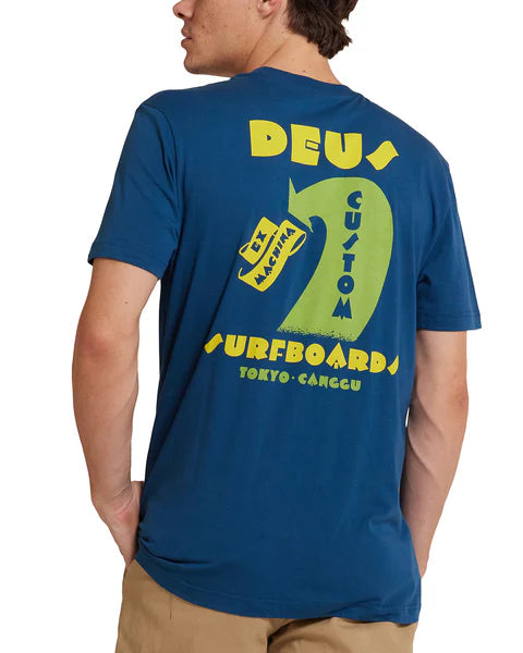 DEUS - FOUR FEET TEE - MOROCCAN BLUE