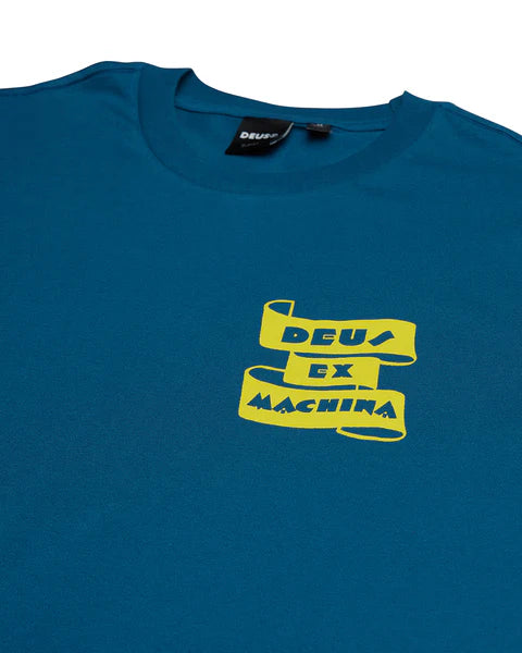 DEUS - FOUR FEET TEE - MOROCCAN BLUE