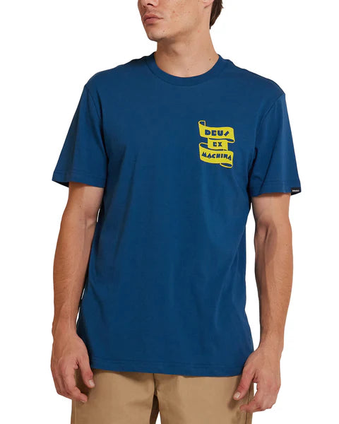 DEUS - FOUR FEET TEE - MOROCCAN BLUE