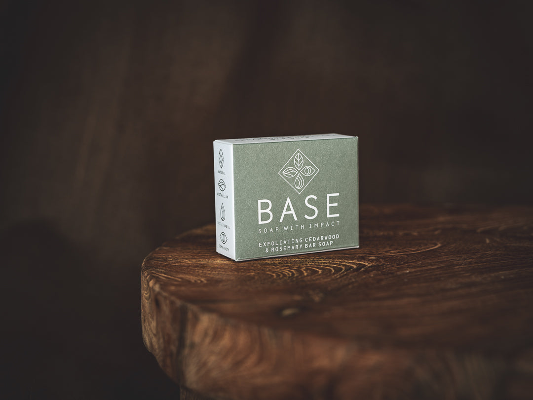 BASE SOAP - Bar Soap Cedarwood & Rosemary