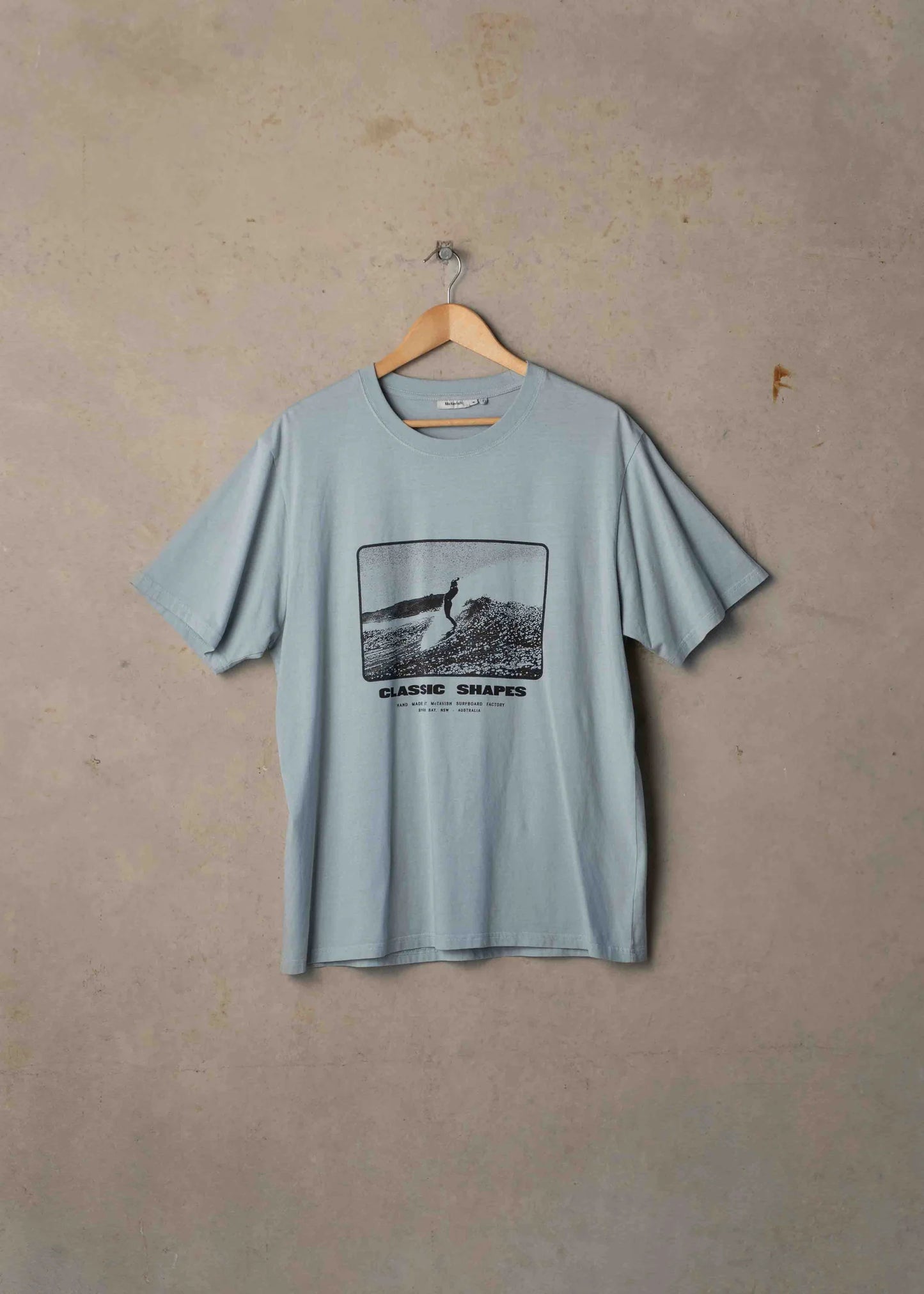McTAVISH - Classic Shapes Tee - LIGHT BLUE