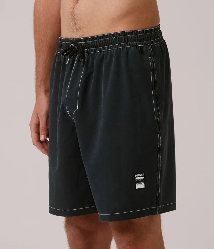 FORMER - Swans Baggy Swim 18" Trunk - BLACK