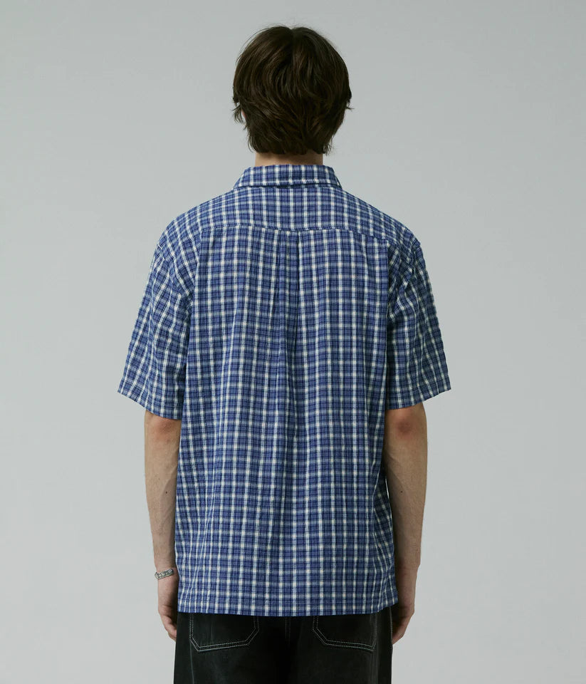 FORMER - MANNERS CHECK SS SHIRT // VINTAGE NAVY