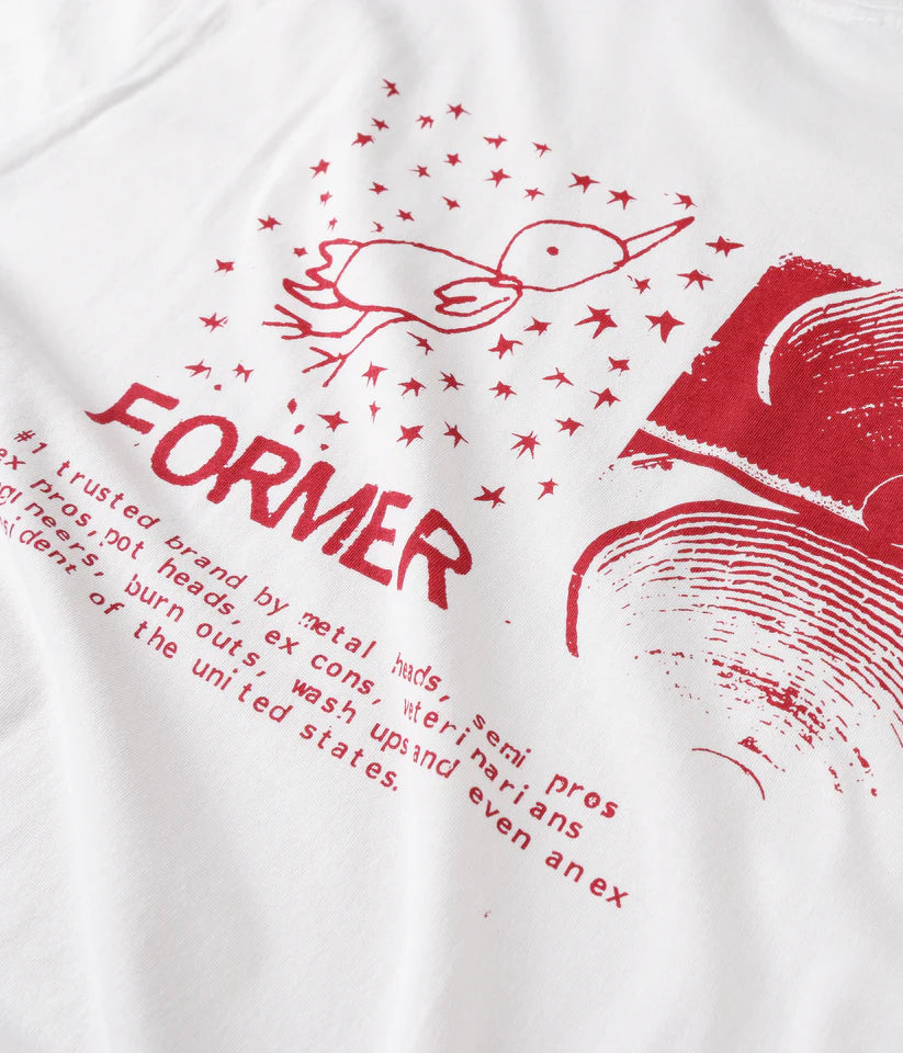 FORMER - FREE CRUX T-SHIRT // BONE