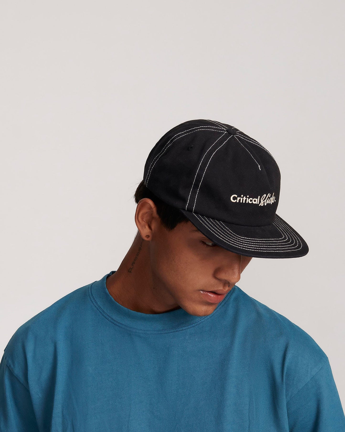 THE CRITICAL SLIDE SOCIETY - Institute Contrast Trucker Cap - Black