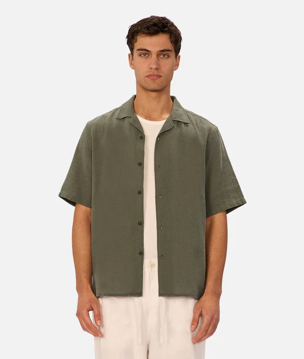 The Marbella Short Sleeve Shirt - Everglade