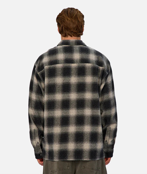INDUSTRIE - The Alameda L/S Shirt - Charcoal Grey