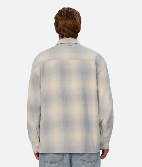 INDUSTRIE - The Highland L/S Shirt - Grey Combo