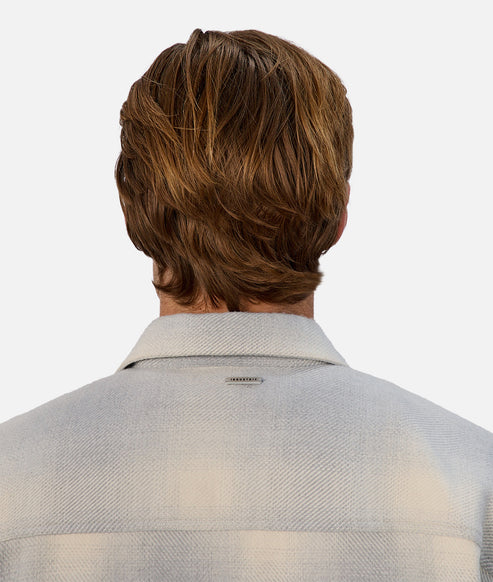 INDUSTRIE - The Highland L/S Shirt - Grey Combo