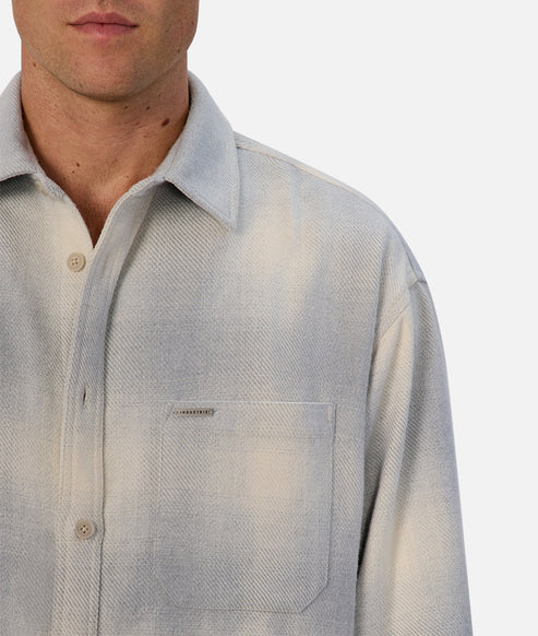 INDUSTRIE - The Highland L/S Shirt - Grey Combo