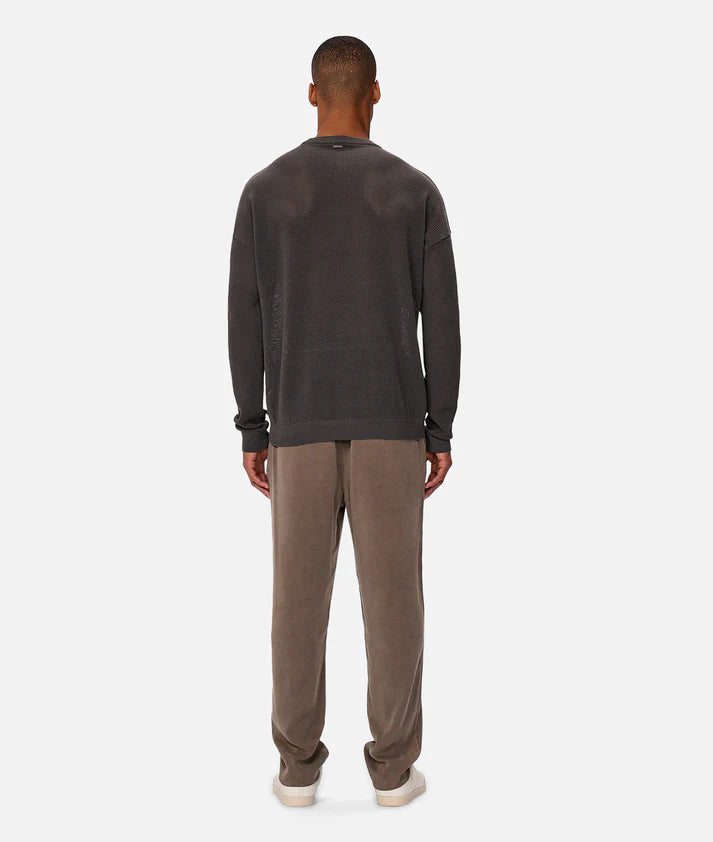 INDUSTRIE - The Nanterrie Crew Neck Knit - Onyx