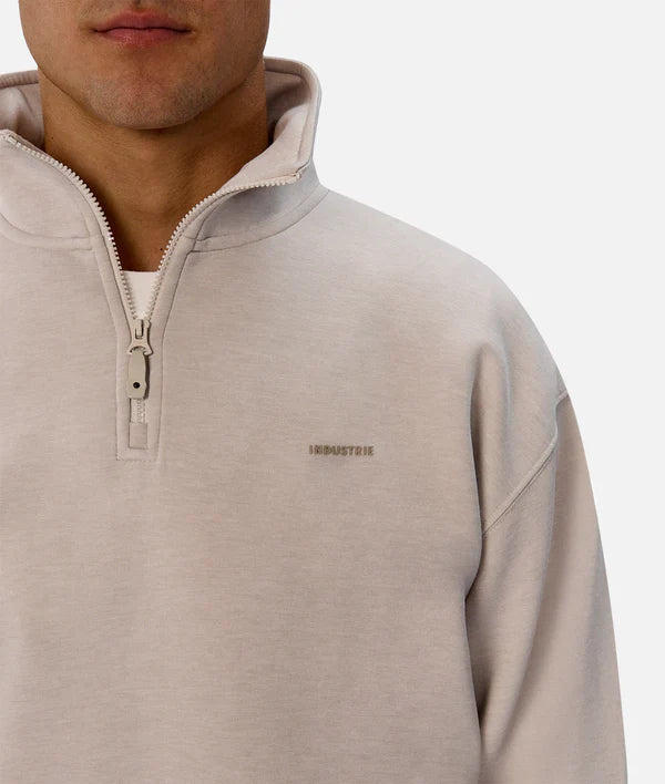 INDUSTRIE - The Tech Staunton Track Top - Stone Heather