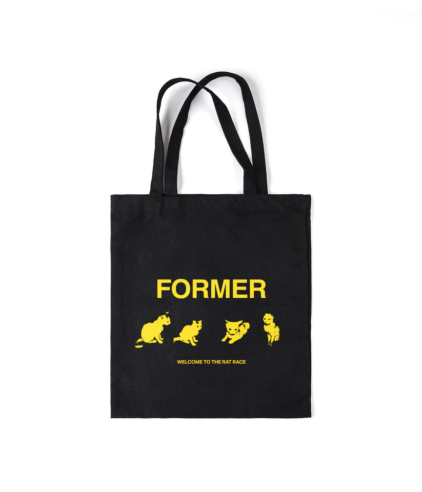 FORMER - Kitty Litter Tote Bag - BLACK