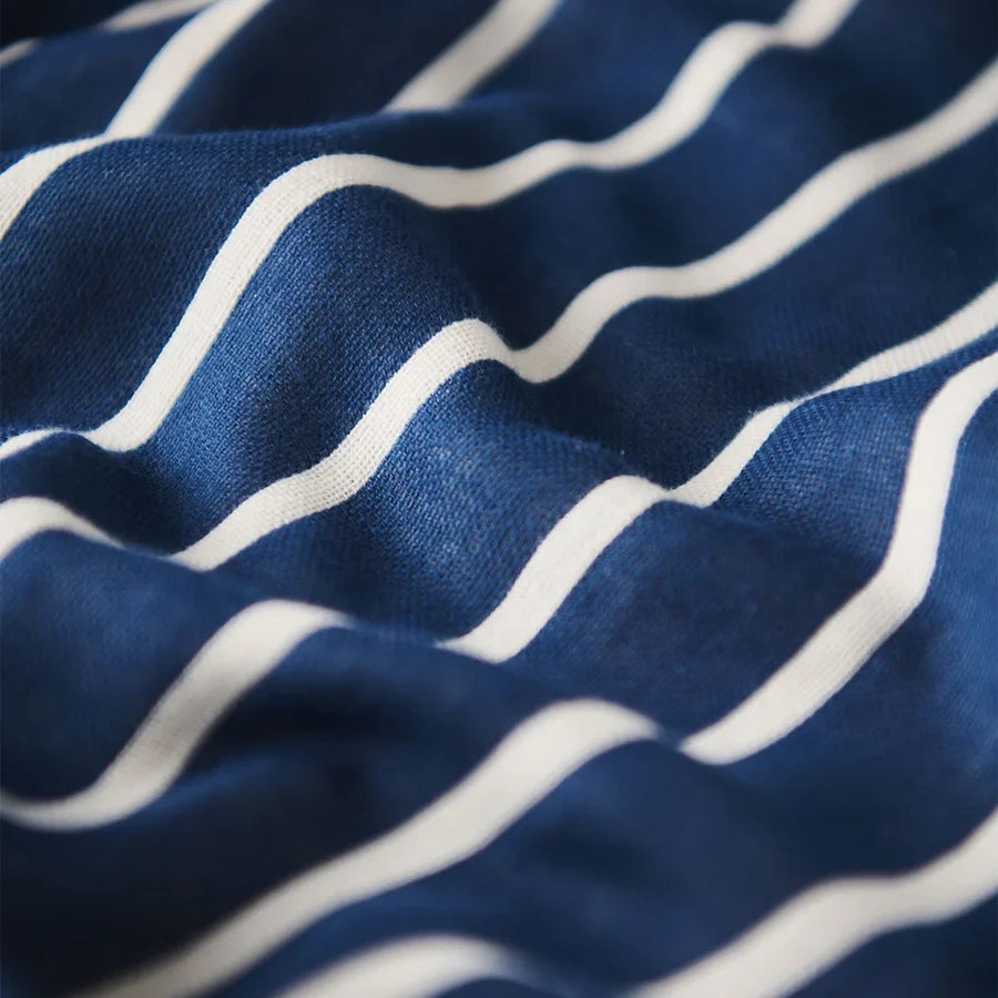 SLOWTIDE - Koko Driftweave Turkish Towel - NAVY