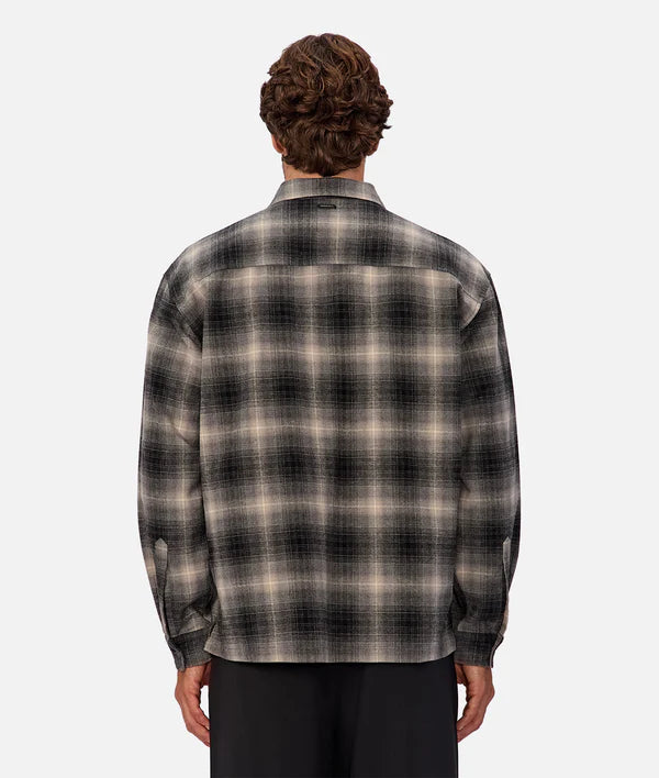 INDUSTRIE - The Alhambra L/S Shirt - Olive Combo