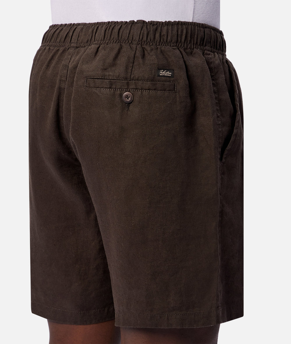 INDUSTRIE - The Marina Linen Short - DK FERN 27