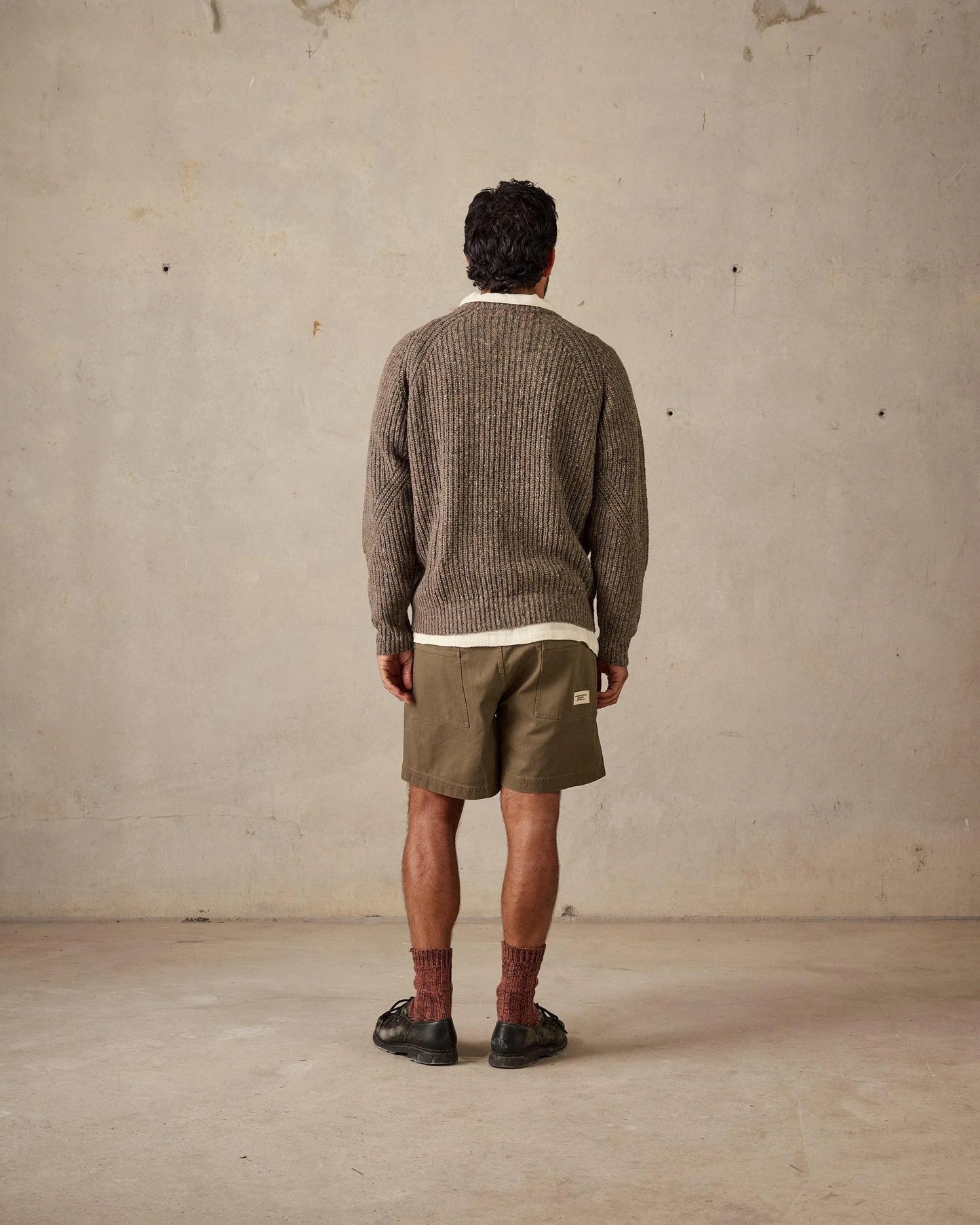 McTAVISH - Fisherman Knit Brown Multi