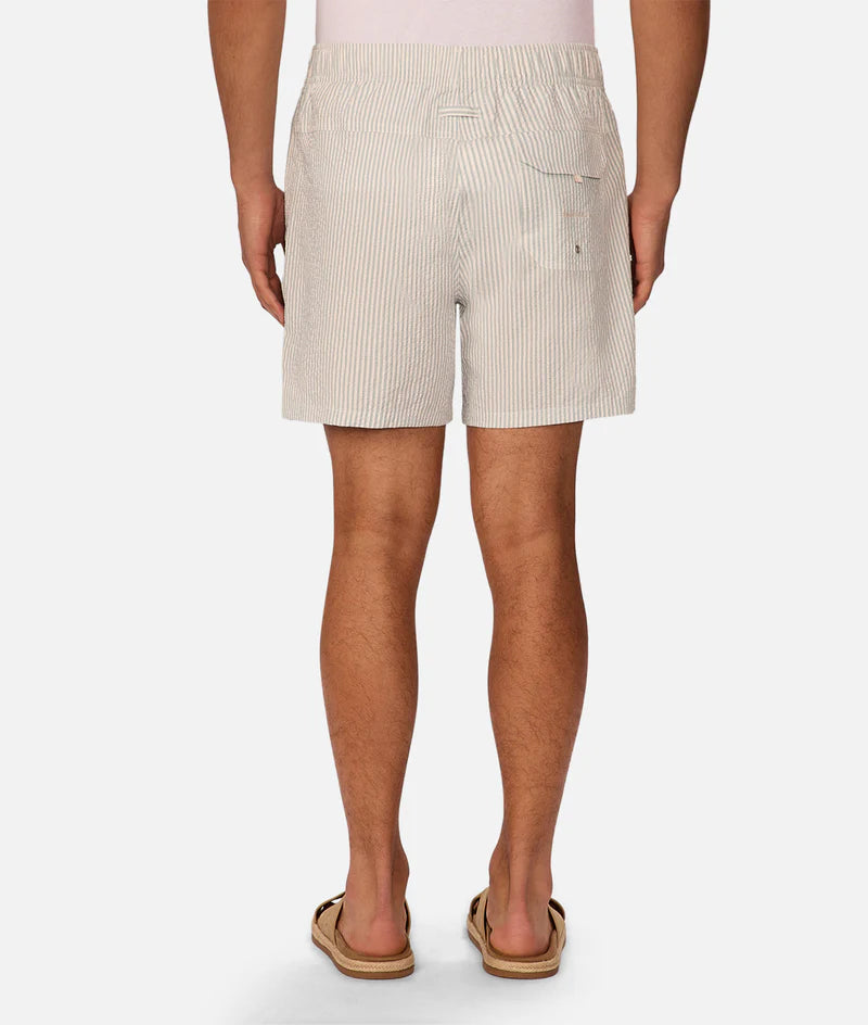 INDUSTRIE - The Coressia Swim Short - Sky/White