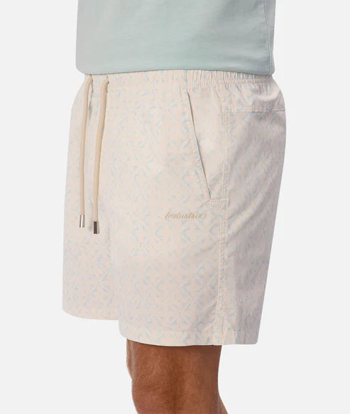 INDUSTRIE - The Avila Swim Short - SKY/VANILLA