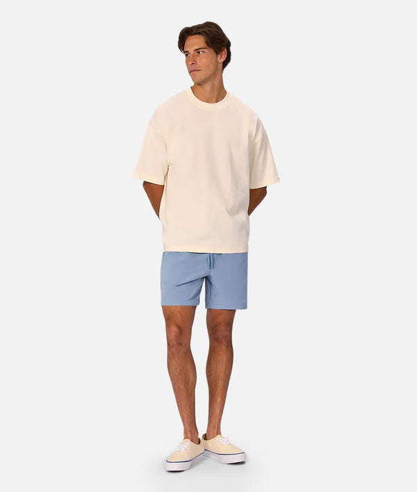 INDUSTRIE - The New Seersucker Swim Short - Tropez Blue