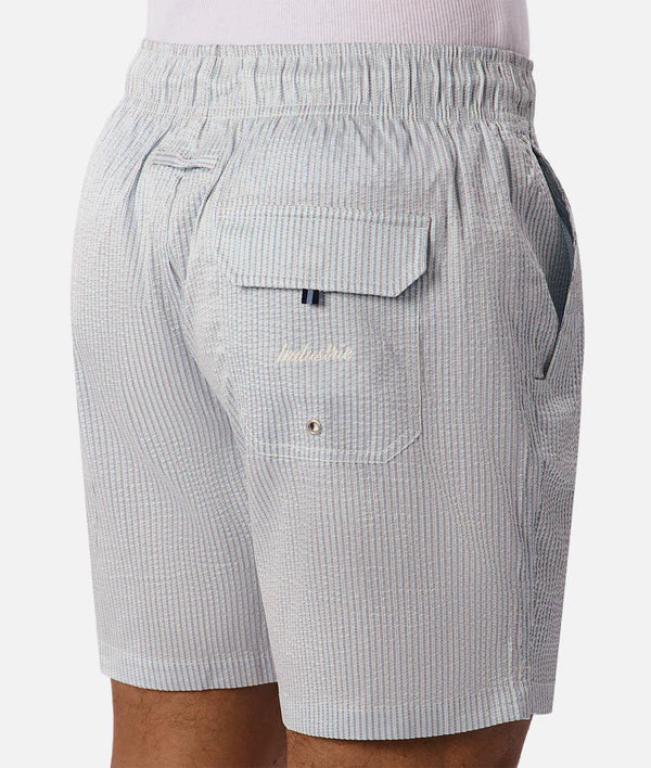 INDUSTRIE - The Cornell Swim Short - Blue Cream