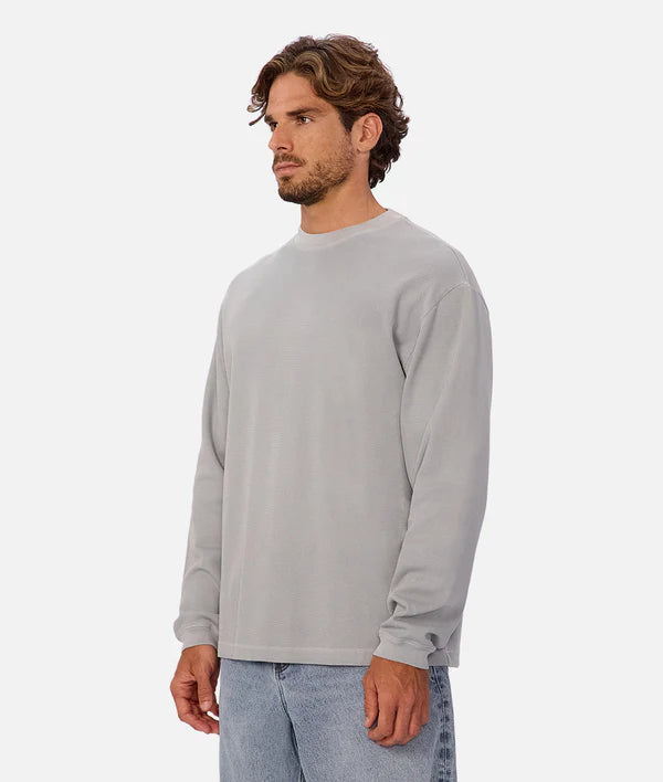 INDUSTIRE - The Marlon L/S Tee - Airforce