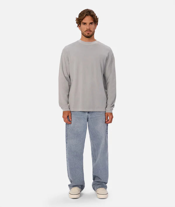 INDUSTIRE - The Marlon L/S Tee - Airforce