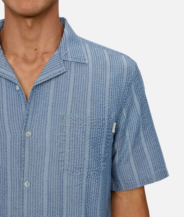INDUSTRIE - The Kimridge Short Sleeve Shirt - Indigo