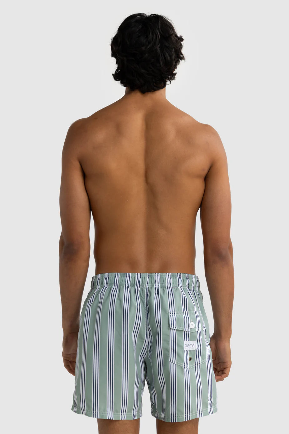 ORTC Boardwalk Stripe Swim Shorts Sage