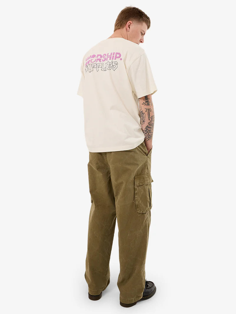 WORSHIP - Slasher Tee - BONE