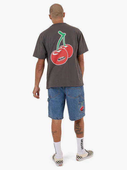 WORSHIP - Glazed And Confused Tee - Worn Black