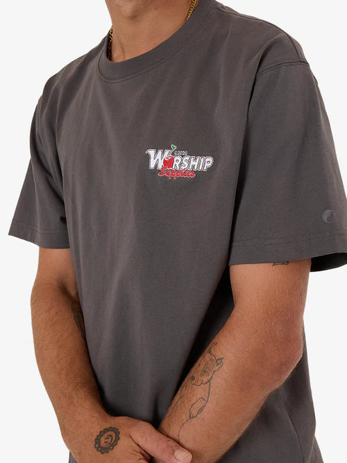 WORSHIP - Glazed And Confused Tee - Worn Black