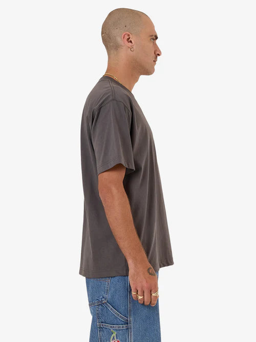WORSHIP - Glazed And Confused Tee - Worn Black