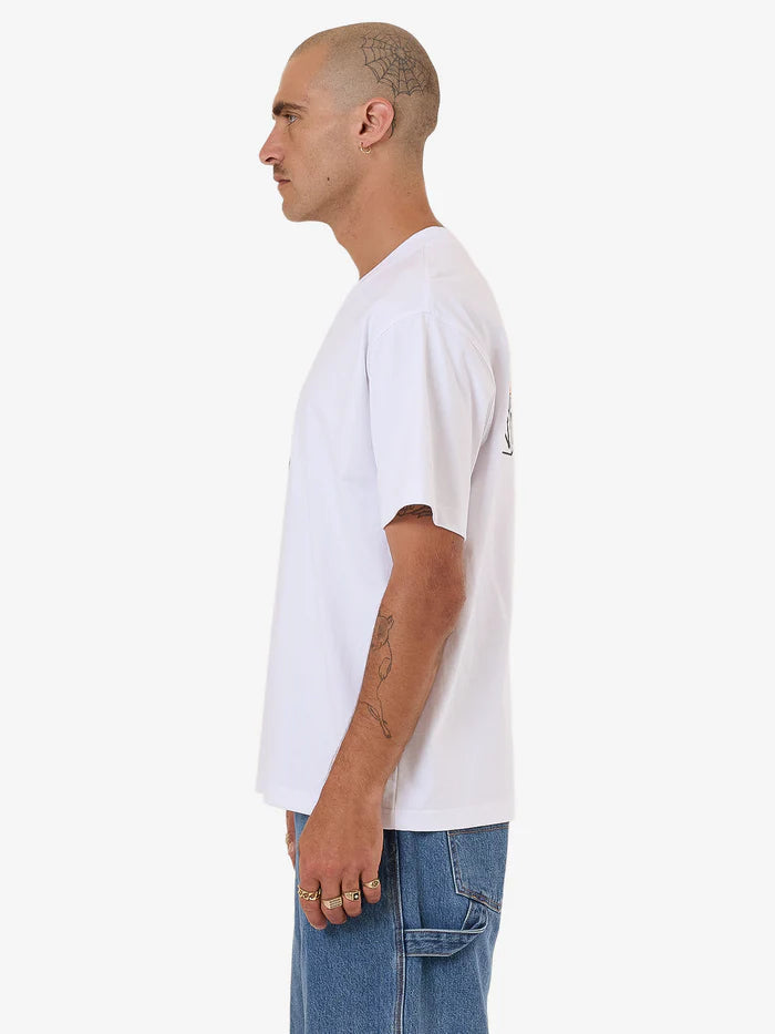 WORSHIP - Snake Eyes Tee - White