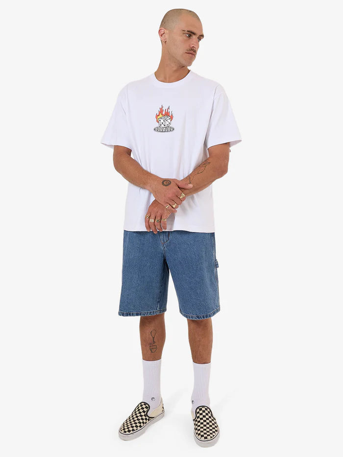 WORSHIP - Snake Eyes Tee - White