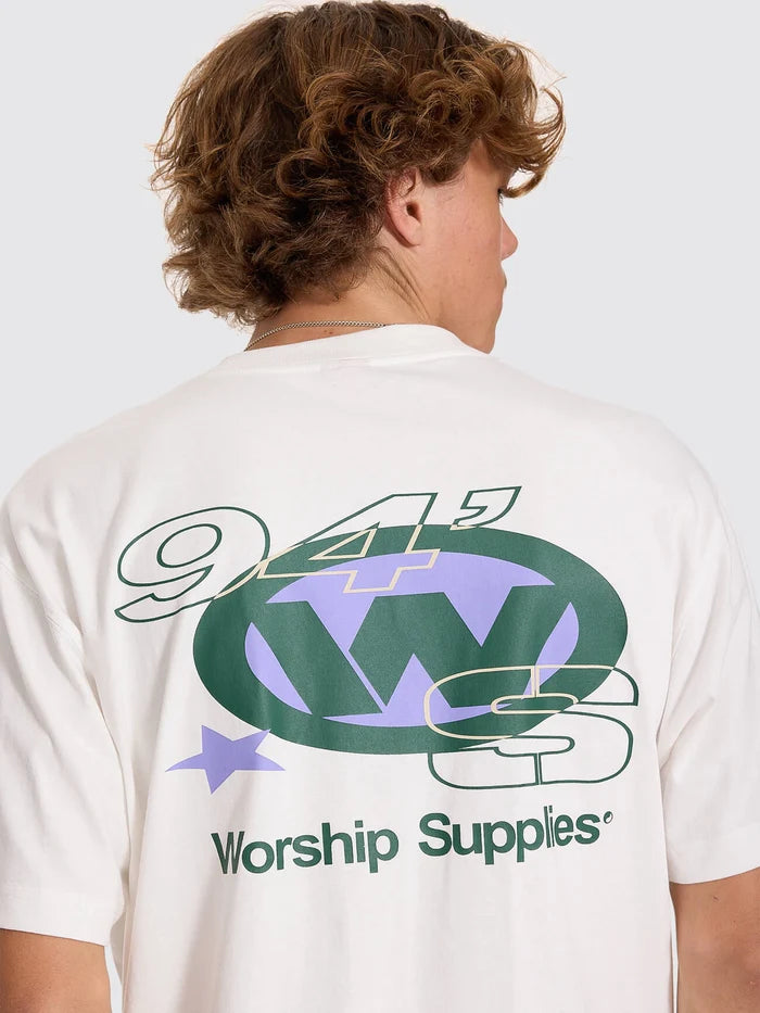 WORSHIP - Topper Tee - COCONUT MILK