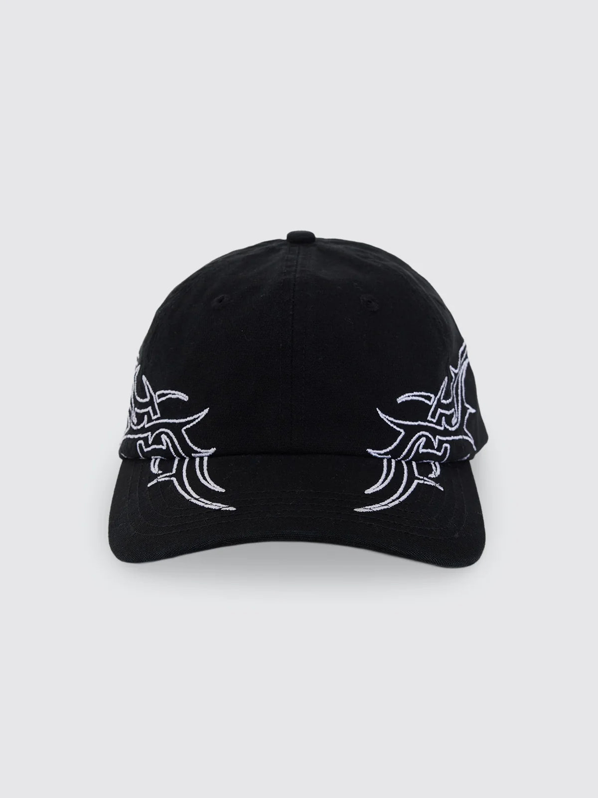 WORSHIP - PITTED 6 PANEL HAT - BLACK