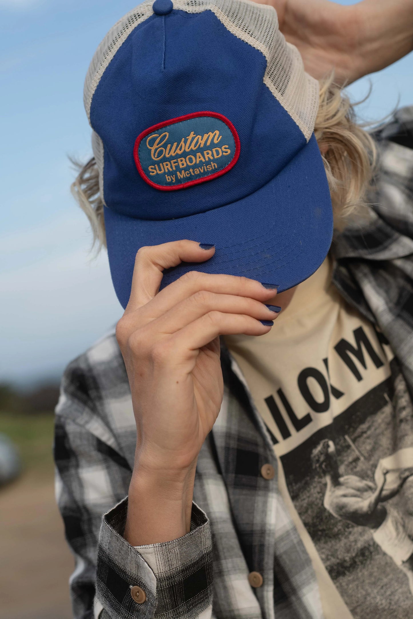 McTAVISH - Custom Trucker Cap - Blue Multi