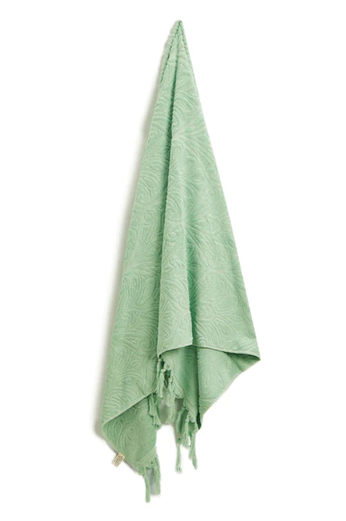 SALTY SHADOWS - Cotton Terry Beach Towel