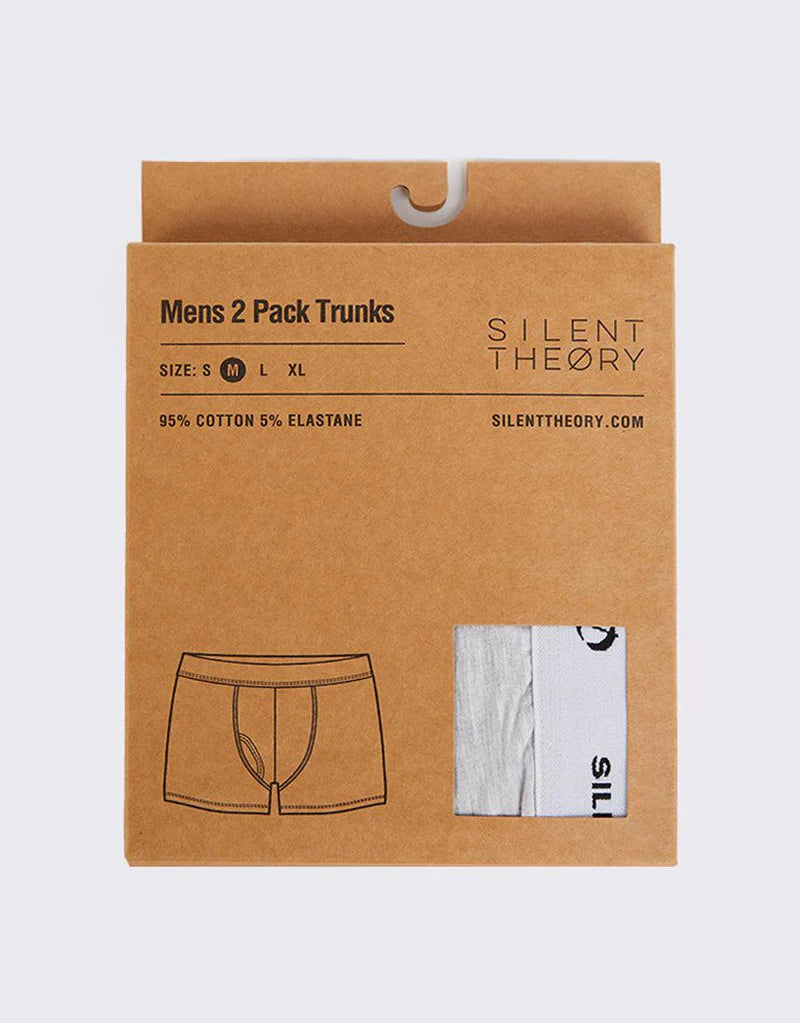 Silent Theory - Trunk 2Pk - Black/Grey Marle