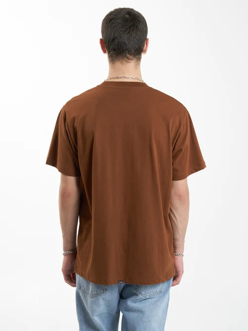 Thrills - Minimal Thrills Merch Fit Tee - CHESTNUT