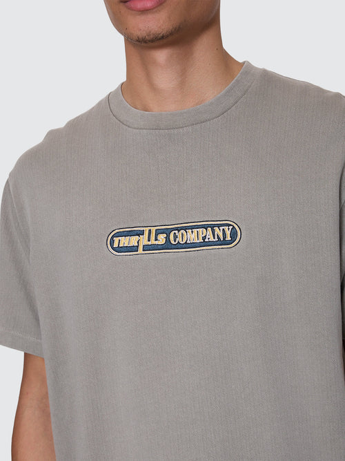 Thrills - Paradise Falling Embro Merch Fit Tee - FOG