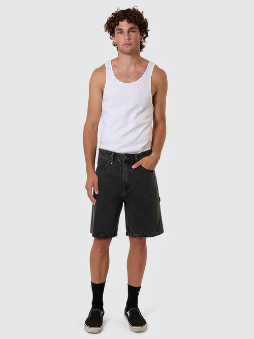 THRILLS - Slacker Denim Short - Ash Black
