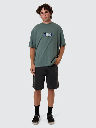 THRILLS - Slacker Denim Short - Ash Black
