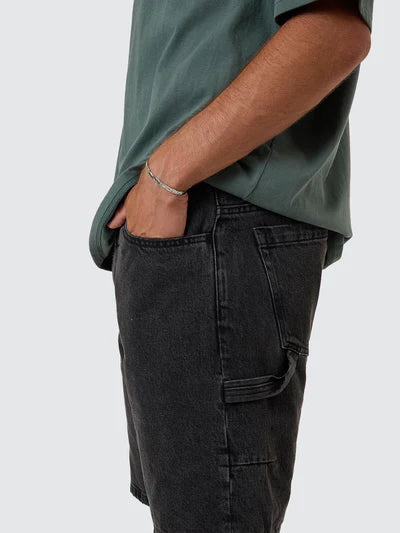 THRILLS - Slacker Denim Short - Ash Black