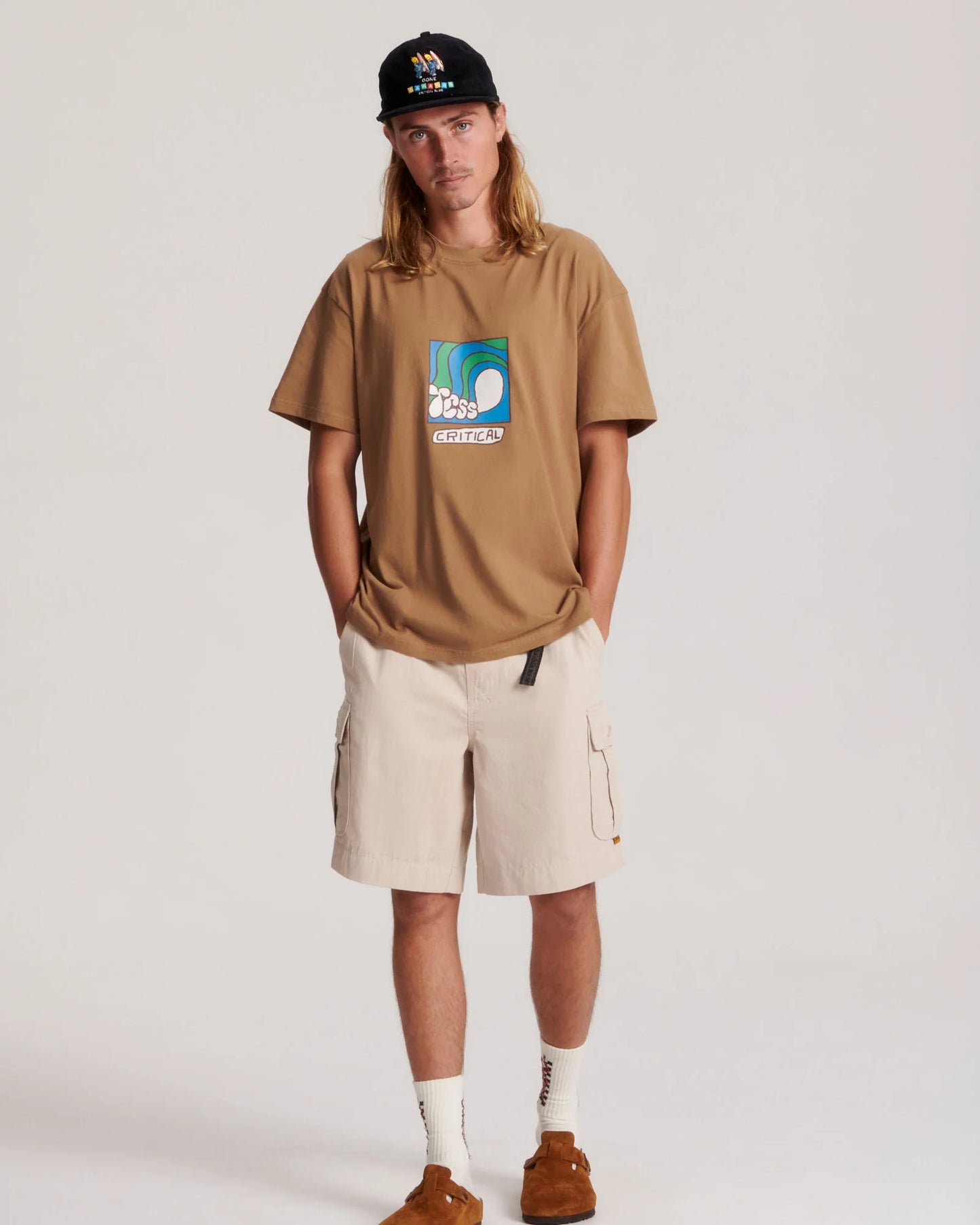 THE CRITICAL SLIDE SOCIETY - Washroom Tee - Cinnamon