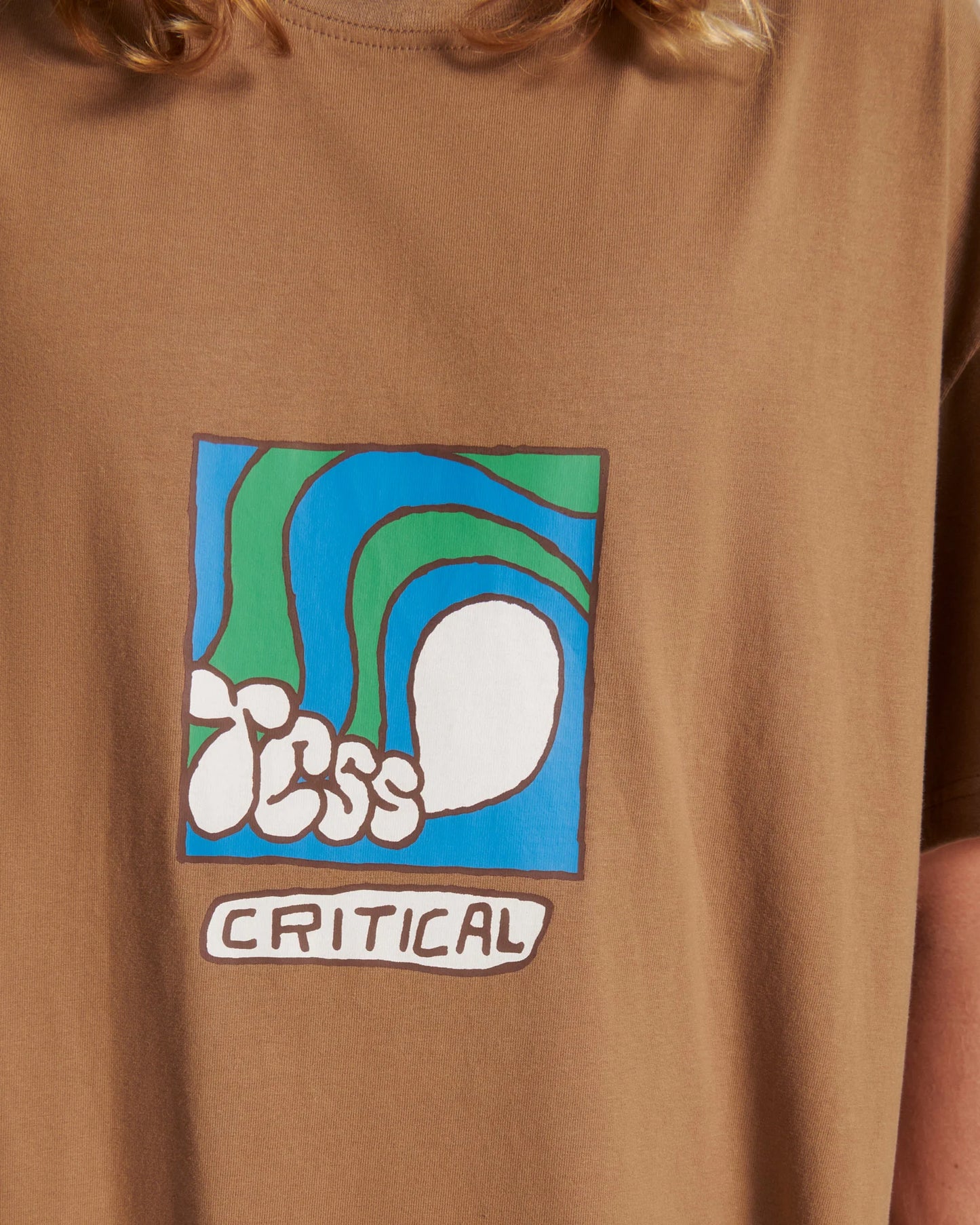 THE CRITICAL SLIDE SOCIETY - Washroom Tee - Cinnamon