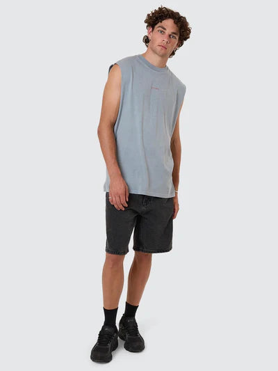 THRILLS - Minimal Thrills Merch Fit Muscle Tee - Smog